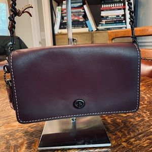 Coach Dinky 1941 Burgundy Ombré Bag